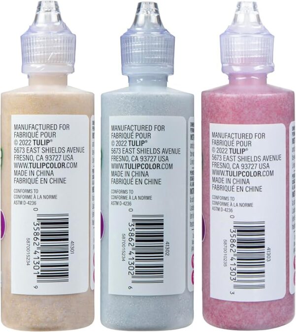 Tulip Dimensional Paint Kits 42186 - Multi 4oz Slick 3-Pack, Festive