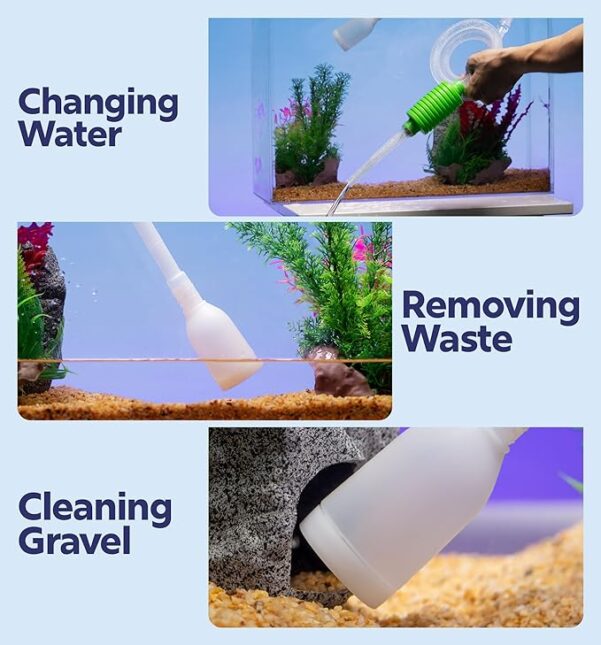 Luigi's Fish Tank Cleaner - Gravel Pump Vacuum for Aquarium - Image 3