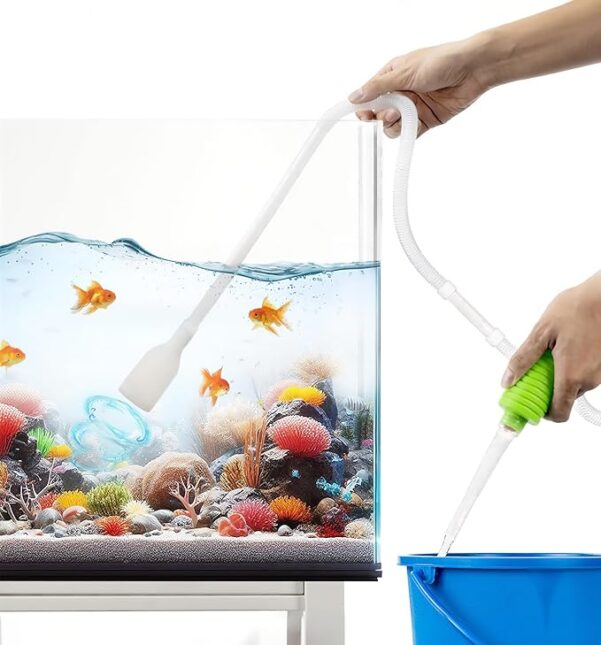 Luigi's Fish Tank Cleaner - Gravel Pump Vacuum for Aquarium