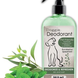Wahl USA Cornflower Aloe Pet Deodorant Spray for All Dogs & Cats – Clean Fresh Smell Refreshes & Deodorizes – 8 oz – Model 820009A